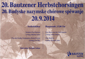 Plakat Herbstchorsingen