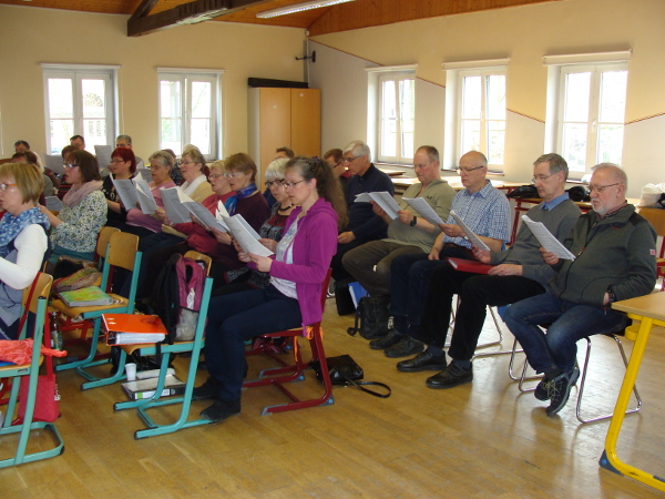 Die Probe fand im Melanchthon-Gymnasium statt.