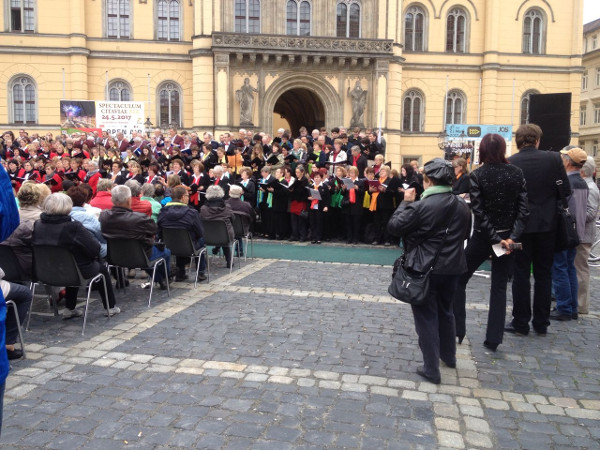 Auf dem Marktplatz