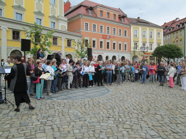 Blick auf den Hauptmarkt