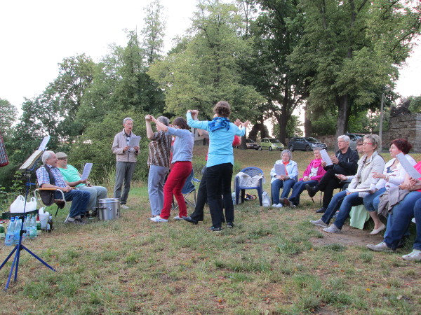 Der Schubertchor singt auf dem Protschenberg einmal im Jahr