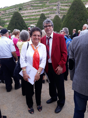 Chorsingen zum Federweißerfest im Schloss Wackerbarth