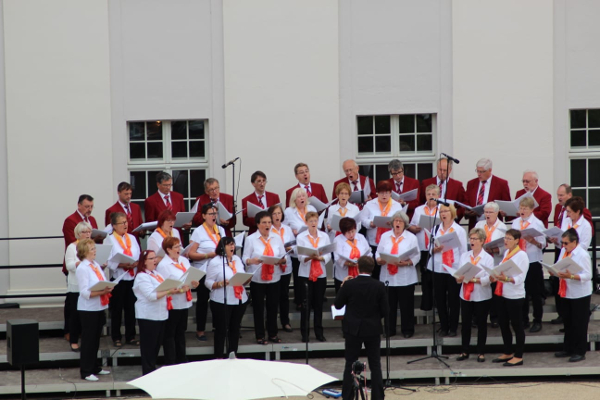 Chorsingen zum Federweißerfest im Schloss Wackerbarth