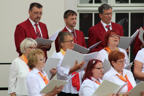 Chorsingen zum Federweißerfest im Schloss Wackerbarth