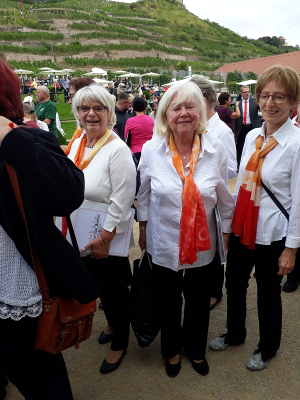 Chorsingen zum Federweißerfest im Schloss Wackerbarth