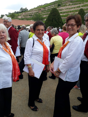 Chorsingen zum Federweißerfest im Schloss Wackerbarth